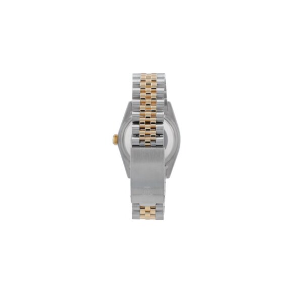 Rolex Datejust 16013 36mm White Roman Numeral Dial Fluted Bezel Jubille Band - Picture 6 of 9